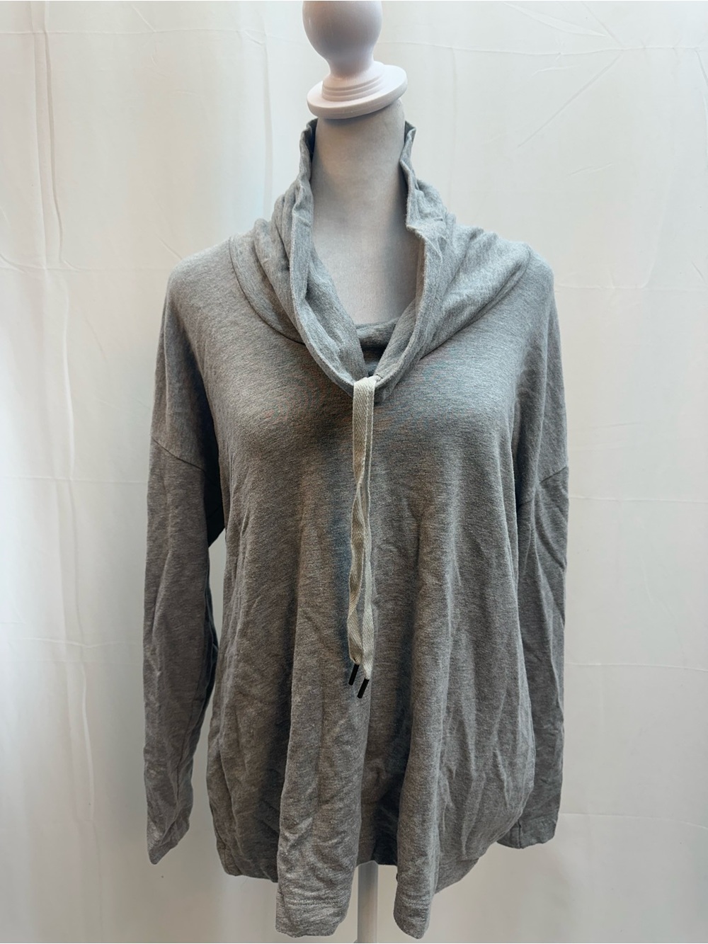 Splendid Gray Cowl Neck Pullover Sweat shirt M